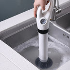 Manual Pneumatic Drain Cleaner Pump with Suction Cup High Pressure Sink Toilet Pipe Unblocker Tool