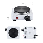Portable Electric Hot Plate 500W Mini Countertop Cooking Stove with Adjustable Heat Control