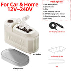 Portable Countertop Ice Maker Machine 120W Fast Freezing 8 Cubes Per Cycle for Home Office Camping