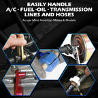 26-Piece Quick Disconnect Tool Set with Fuel and AC Line Pliers for Vehicle Maintenance
