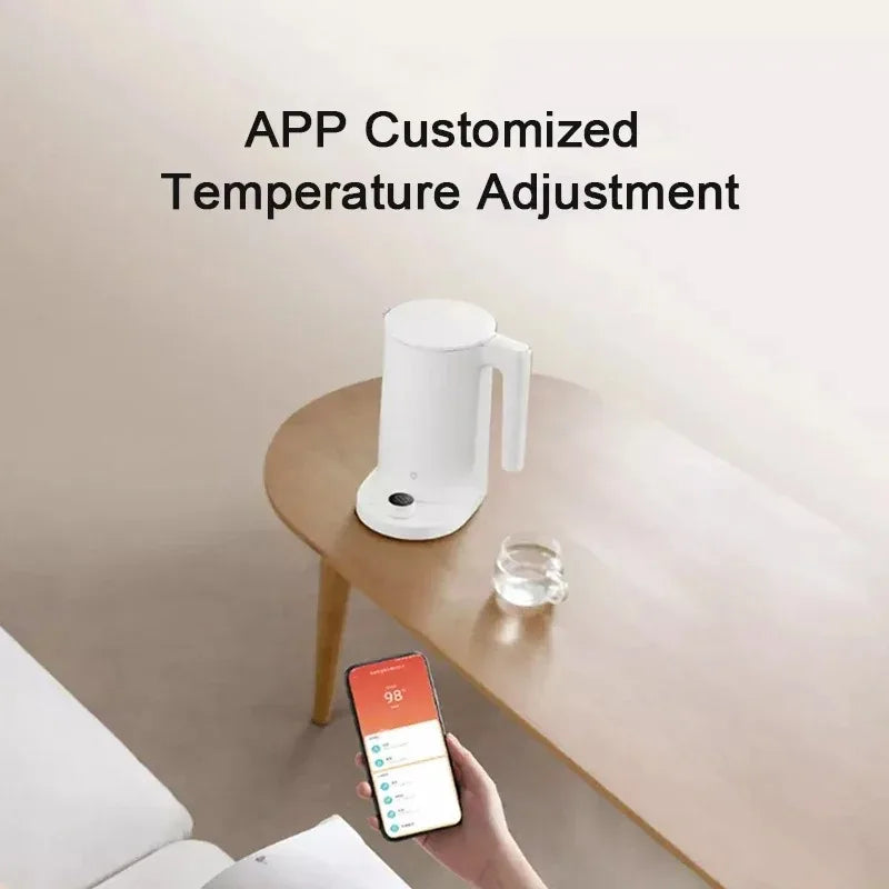 1.7L Digital Electric Kettle 1800W with Adjustable Temperature and Keep Warm Function