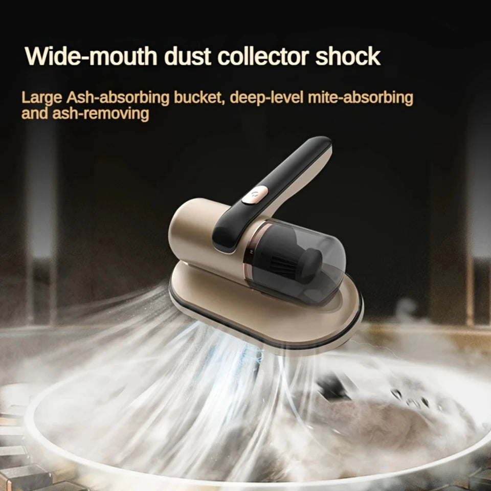 Cordless Handheld Mattress Vacuum Cleaner with UV Light, Rechargeable Portable Dust and Mite Remover