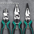 Heavy Duty Alloy Electrician Pliers – Multifunction Wire Cutter & Needle Nose Diagonal Cutting Tool Set
