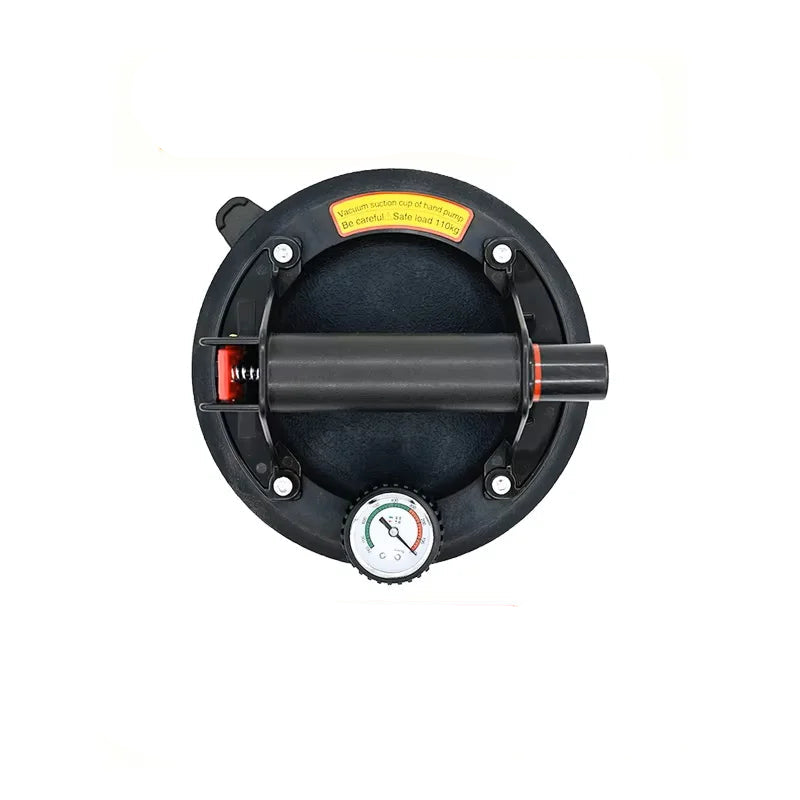 Industrial 20cm Vacuum Suction Cup with Pressure Gauge Manual Lifting Tool for Glass and Stone