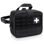 Large Capacity Molle Tactical Utility Pouch with Quick Release Multi Compartment Storage Bag
