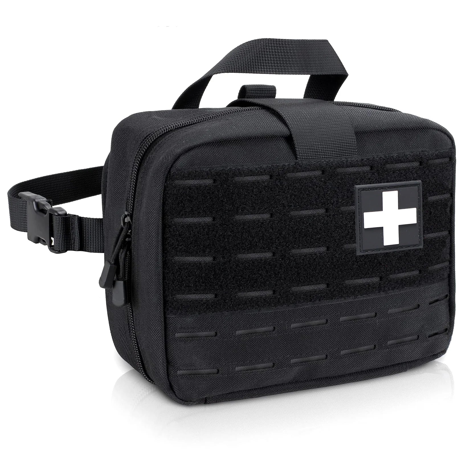 Large Capacity Molle Tactical Utility Pouch with Quick Release Multi Compartment Storage Bag