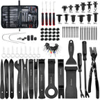 Heavy Duty Car Interior Trim Removal Tool Set with Panel Clip Pliers for Dash and Door Panels