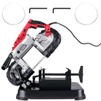Portable Deep Cut Band Saw 1100W 12.7cm Cutting Capacity Variable Speed Metal and Wood Cutting Tool