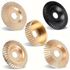 Wood Carving Disc Set 5 Piece Angle Grinder Shaping Wheel Kit 10cm Woodworking Abrasive Discs