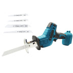 Portable 18V Cordless Reciprocating Saw Adjustable Speed Electric Saw for Wood Metal Pipe