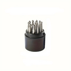 17 Piece Jewelry Dapping Punch Set with Metal Shaping Tools and Storage Container