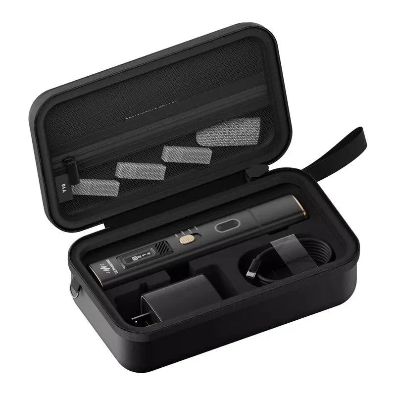 Portable 2-in-1 Ultrasonic Cutting and Polishing Tool 35kHz Precision Engraving Cutter with LED Light