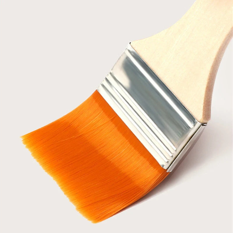 100pcs Multi Size Paint Brushes Set Nylon Bristles Wooden Handle for Art Craft Painting