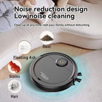 Cordless Automatic Robot Vacuum Cleaner with USB Rechargeable Battery and Brush for Hard Floors