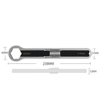 Heavy Duty Adjustable Spanner Set 5-19mm & 5-27mm Double End Rotating Flexible Wrench for Automotive Repair