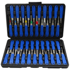 Terminal Removal Tool Kit 41 Piece Multi-Function Electrical Connector Depinning Set with Storage Case