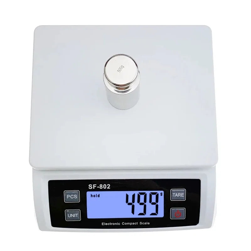 Digital Food Kitchen Scale 30kg High Precision LCD Electronic Weighing Scale Stainless Steel Platform