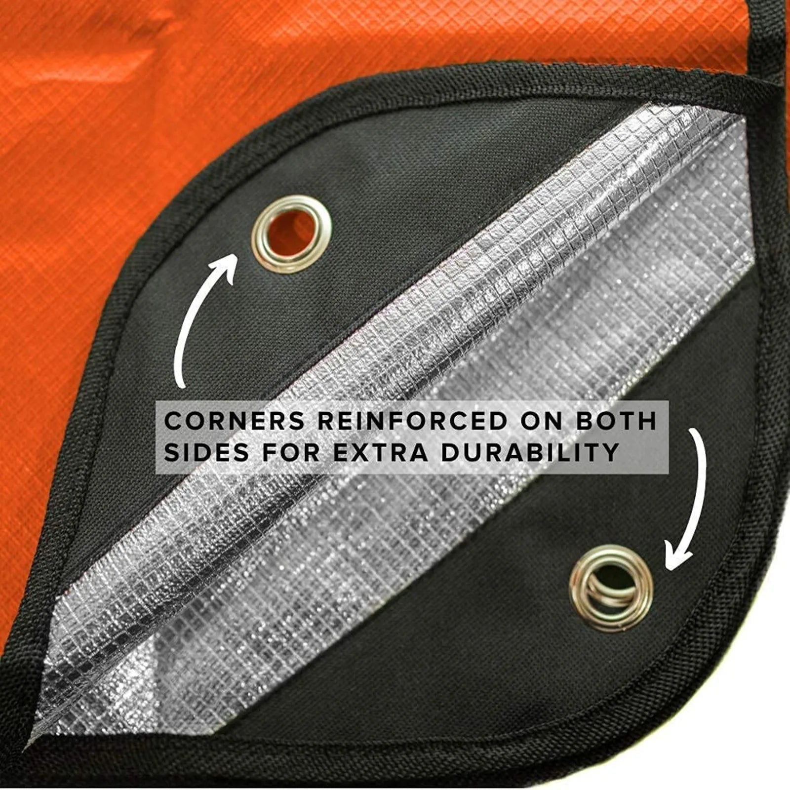 Heavy Duty Thermal Survival Blanket with Carry Bag Waterproof Outdoor Camping Tarp