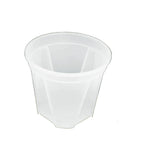 Clear Plastic Plant Nursery Pots with Drainage Holes Transparent Orchid Planter Seedling Container