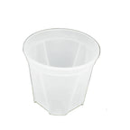 Clear Plastic Plant Nursery Pots with Drainage Holes Transparent Orchid Planter Seedling Container