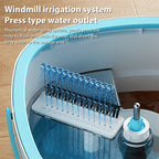 Automatic 360° Spin Mop for Floors with Stainless Tray, Telescopic Handle