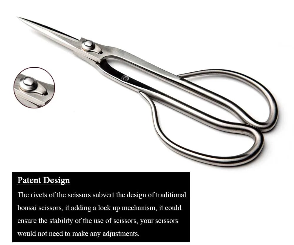 Heavy Duty Bonsai Pruning Scissors 210mm Alloy Steel Garden Cutting Tool