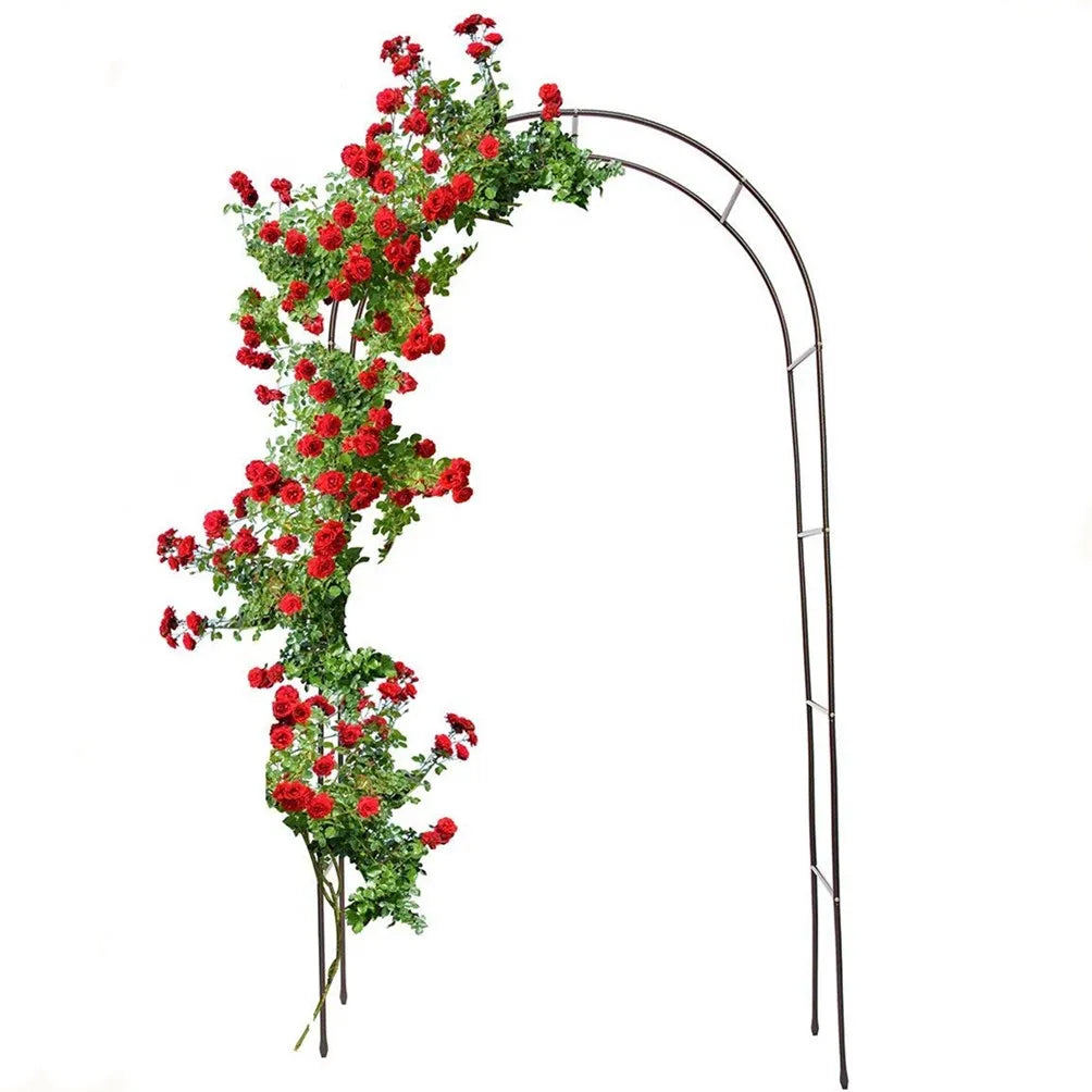 Metal Garden Arch Trellis for Climbing Plants 7.5ft Decorative Outdoor Archway for Garden Pathway Lawn Patio