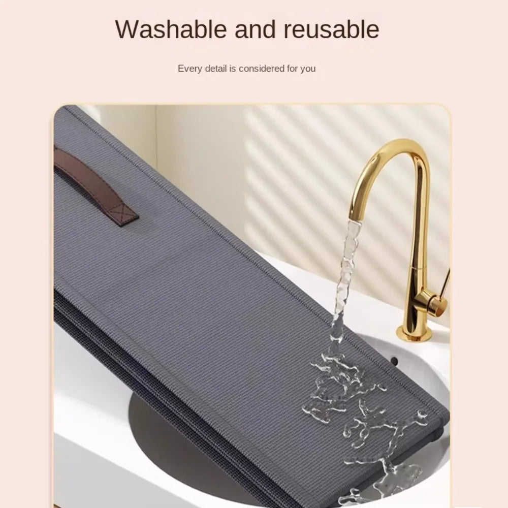 Foldable Wardrobe Clothes Storage Organizer Box with Compartments for Jeans Pants T-Shirts Sweaters Drawer Storage