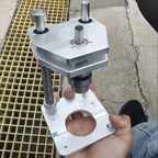 Portable Drill Guide Jig Adjustable Woodworking Straight Hole Drilling Locator Tool