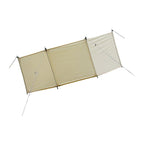 Foldable Camping Windscreen Oxford Cloth Outdoor Privacy Screen with Ground Stakes and Ropes