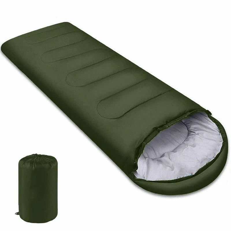 Portable Envelope Camping Sleeping Bag 220cm x 75cm Lightweight Waterproof Backpacking Sleeping Bag