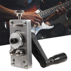 Guitar Fret Wire Bender with Adjustable Radius Thumbwheel and Manual Crank for Luthier Repair