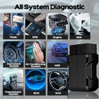 Wireless OBD2 Scanner Bluetooth Diagnostic Tool for Vehicles with Mobile App Support