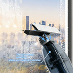 Cordless Electric Window Cleaner with USB Rechargeable Battery and Multifunctional Squeegee