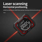 Digital Angle Finder Magnetic Inclinometer with Backlit Display 360° Electronic Level
