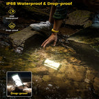 Rechargeable LED Camping Lantern with 106 LEDs, Power Bank, Waterproof Portable Outdoor Light