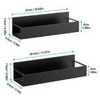 2-Piece Magnetic Storage Shelf for Refrigerator, Washing Machine and Kitchen Side Hanging Organization