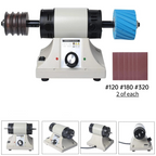 Leather Edge Polishing Burnishing Machine Adjustable Speed with Rosewood Grinding Wheel