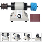 Leather Edge Polishing Burnishing Machine Adjustable Speed with Rosewood Grinding Wheel