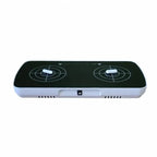 Compact Dual Position Magnetic Stirrer Laboratory Mixer with Adjustable Speed Control and Glass Work Plate