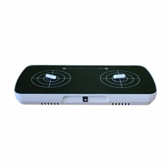 Compact Dual Position Magnetic Stirrer Laboratory Mixer with Adjustable Speed Control and Glass Work Plate