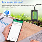 Portable 8-in-1 Soil Tester with USB Mobile Connection for pH EC Moisture NPK and Temperature Monitoring