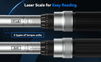 Torque Wrench 1/4 Inch Drive Adjustable 5-25Nm 72 Tooth Ratchet Precision Fastening Tool