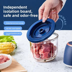 Electric Food Processor 350ml USB Rechargeable Mini Vegetable Chopper with 6 Stainless Steel Blades