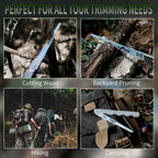 Portable Pocket Folding Saw Multifunctional Outdoor Camping Logging and Pruning Tool
