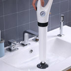 Manual Pneumatic Drain Cleaner Pump with Suction Cup High Pressure Sink Toilet Pipe Unblocker Tool