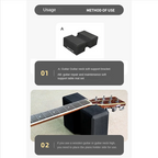 Guitar Neck Rest Foam Cradle Support for String Changing Repair Cleaning and Instrument Maintenance
