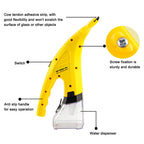 Cordless 3-in-1 Window Vacuum Cleaner with Spray, Wipe & Squeegee for Glass, Mirrors & Tiles