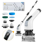 Cordless Electric Spin Cleaning Brush with Extendable Handle Rechargeable 7-in-1 Multi Surface Scrubber