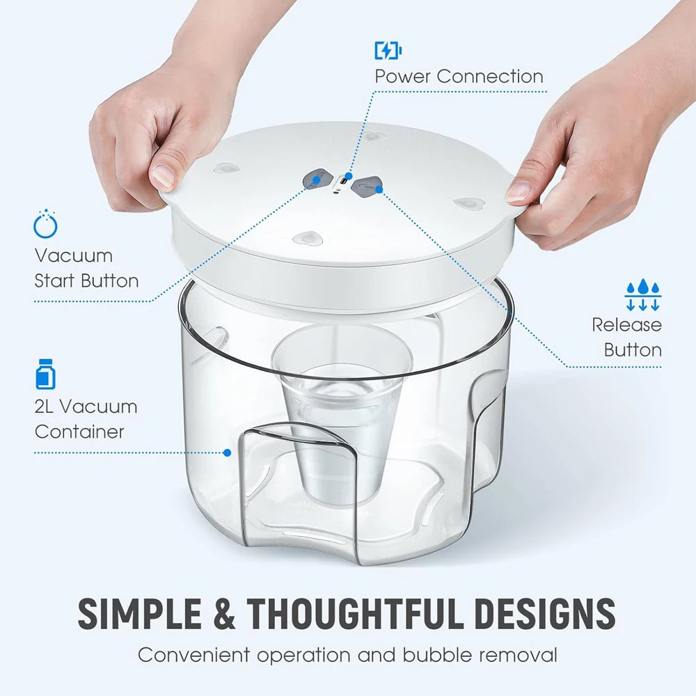 Resin Bubble Remover Vacuum Degassing Chamber for Epoxy Resin, Silicone and Craft Making